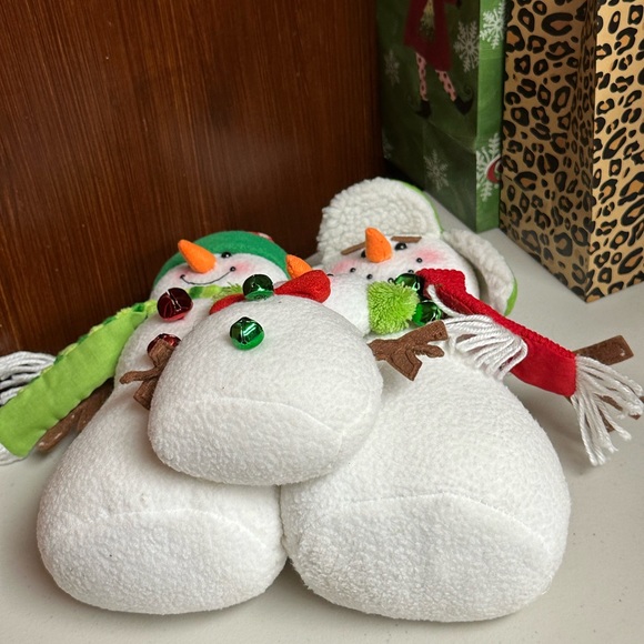 Celebrating Home Christmas snowman family plush - Picture 7 of 8